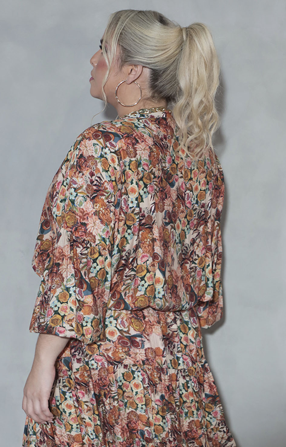 Blusa chedrón con flores - BLUSA XL Boutiquemirel 