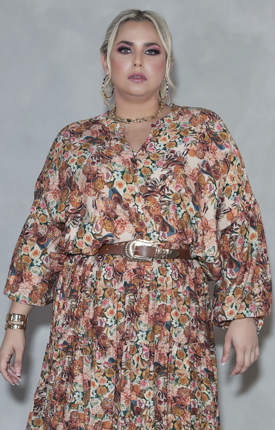 Blusa chedrón con flores - BLUSA XL Boutiquemirel 