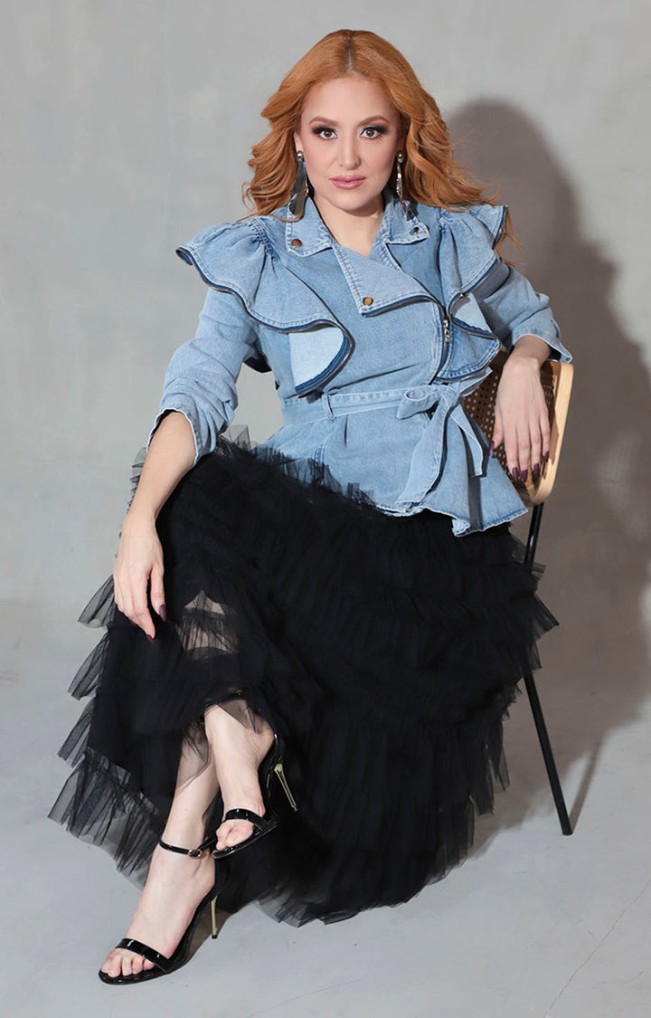 Falda negra de tull - FALDA Boutiquemirel 