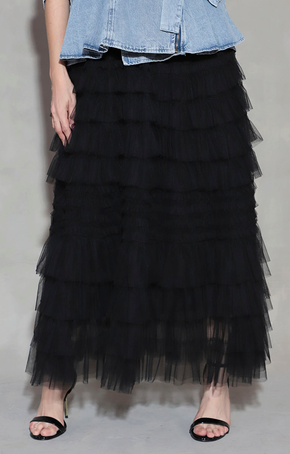 Falda negra de tull - FALDA Boutiquemirel 