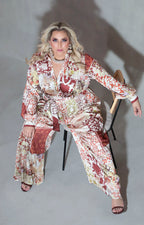 Palazzo beige paisley - PALAZZO XL Boutiquemirel 