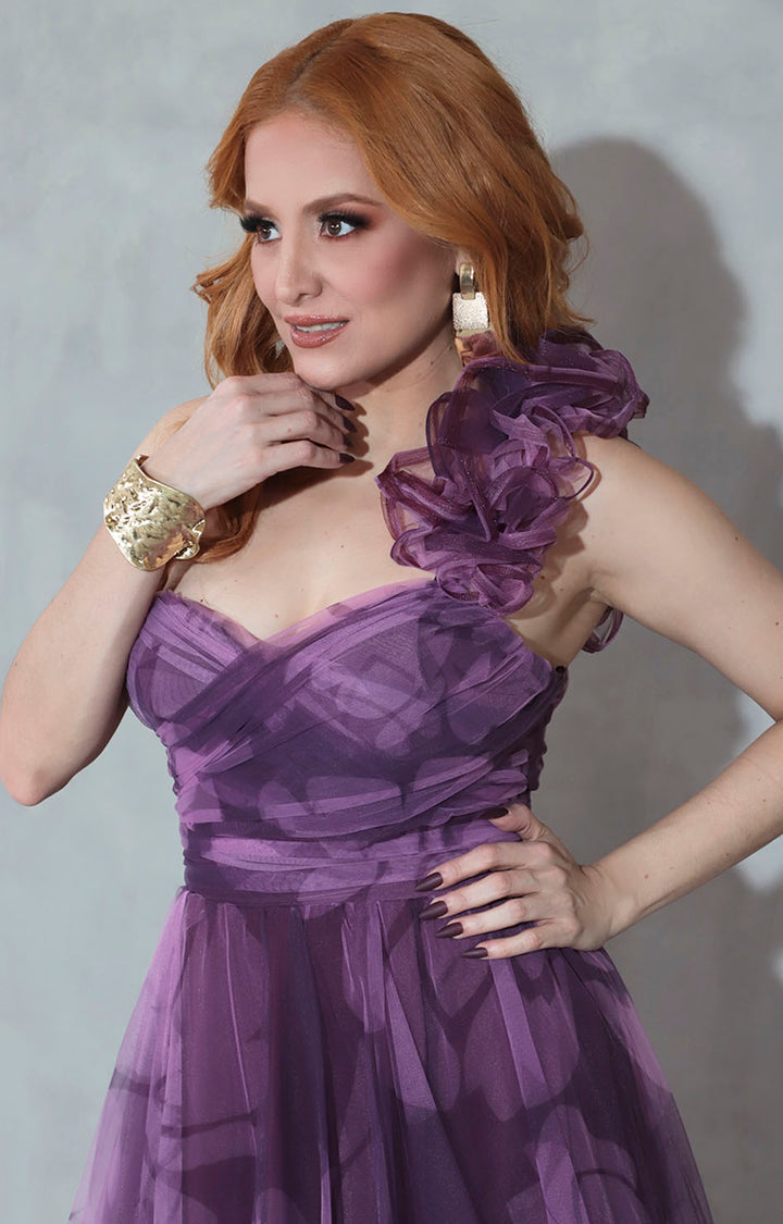 Vestido de gala morado - VESTIDO Boutiquemirel 