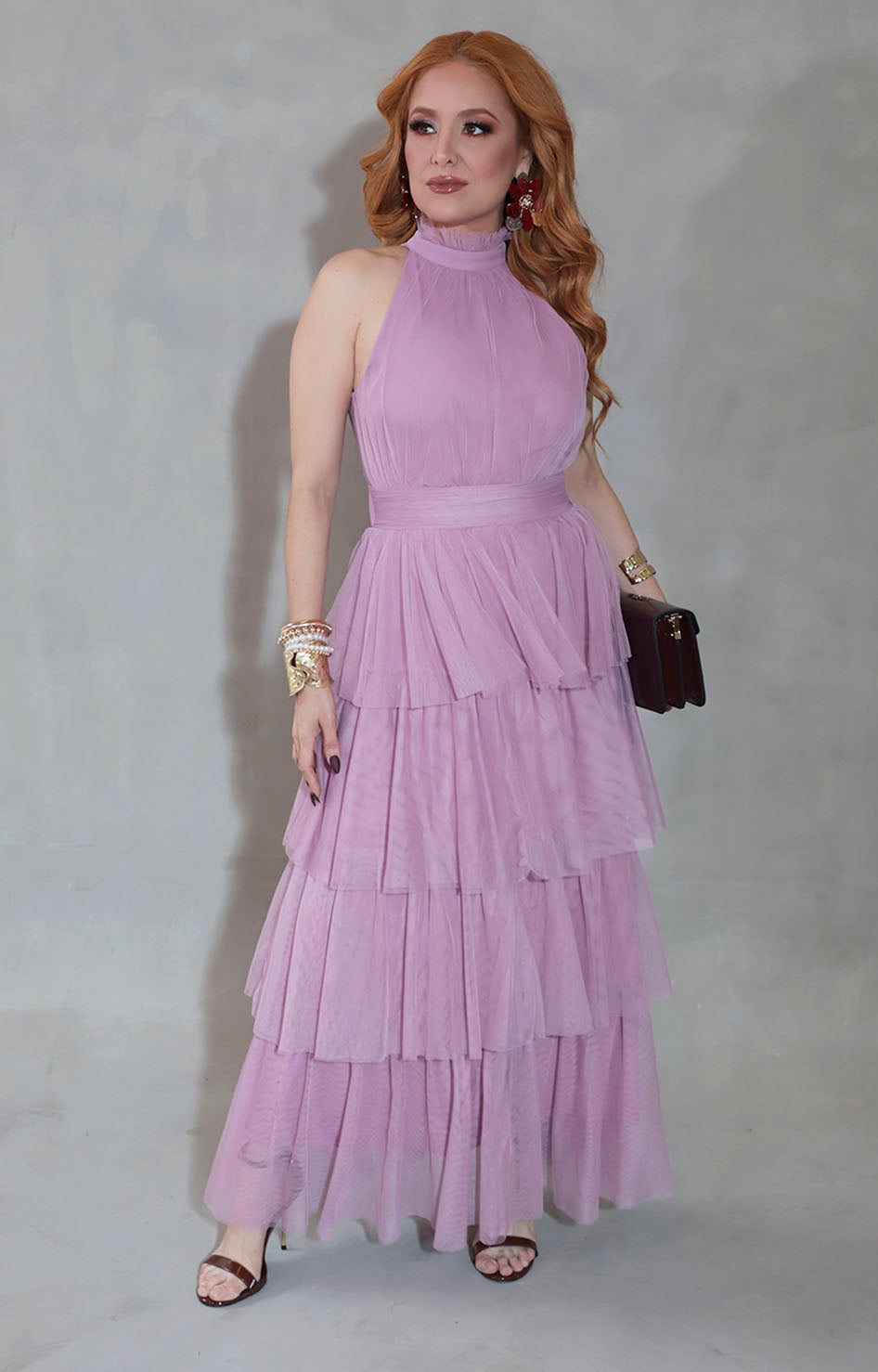 Vestido lila de tull - VESTIDO Boutiquemirel 