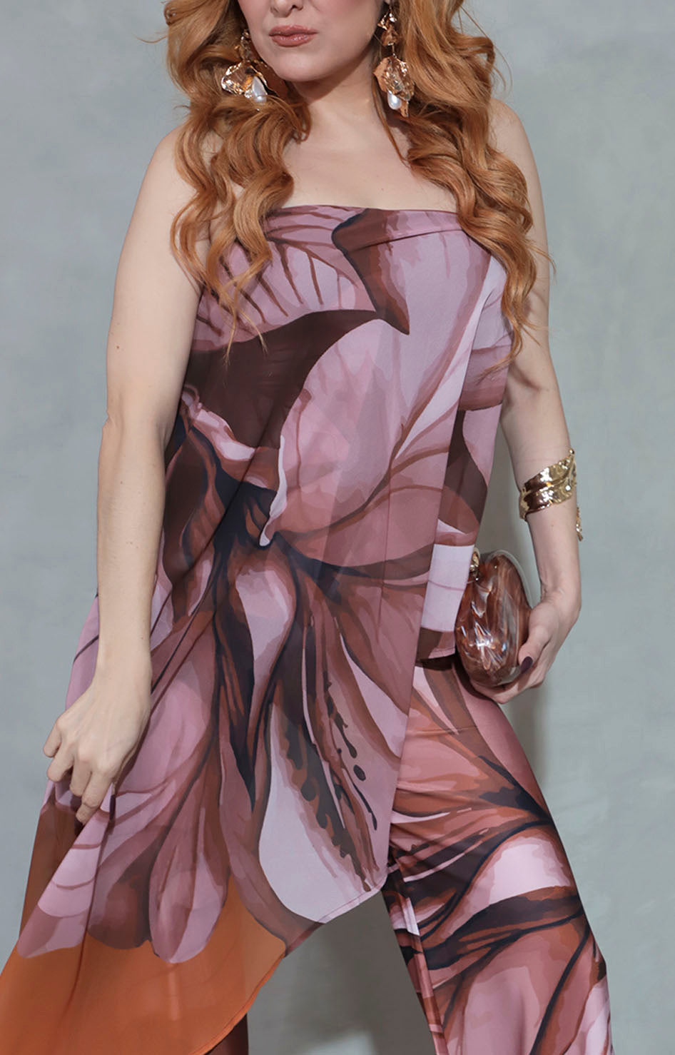 Palazzo strapless magenta - PALAZZO Boutiquemirel 