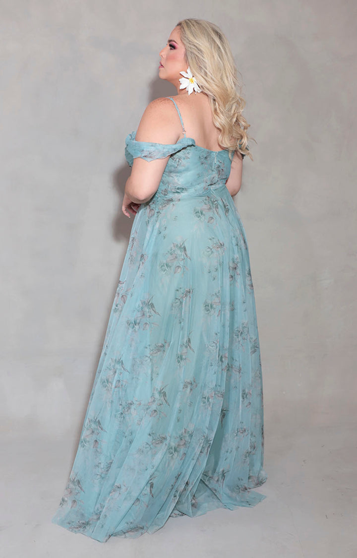 Vestido verde de gala - VESTIDO XL Boutiquemirel 