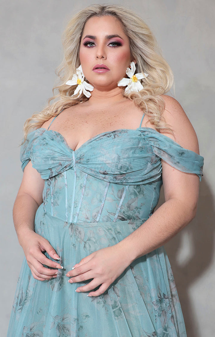 Vestido verde de gala - VESTIDO XL Boutiquemirel 