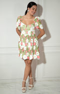 Vestido de encaje en flores - VESTIDO Boutiquemirel 