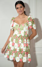Vestido de encaje en flores - VESTIDO Boutiquemirel 