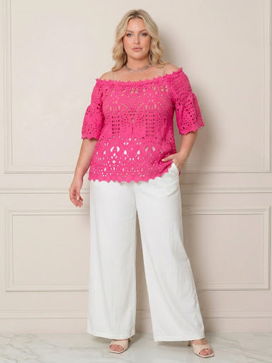 Blusa Guipiur - BLUSAS CURVY Boutiquemirel 