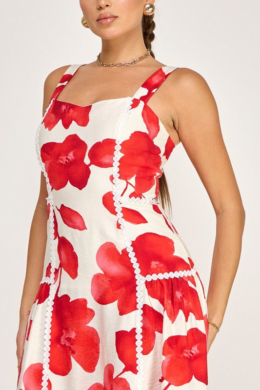 V*2-26*LULUMARI*45526D*BEIGE ESTAMPADO - VESTIDO LARGO REGULAR Boutiquemirel 