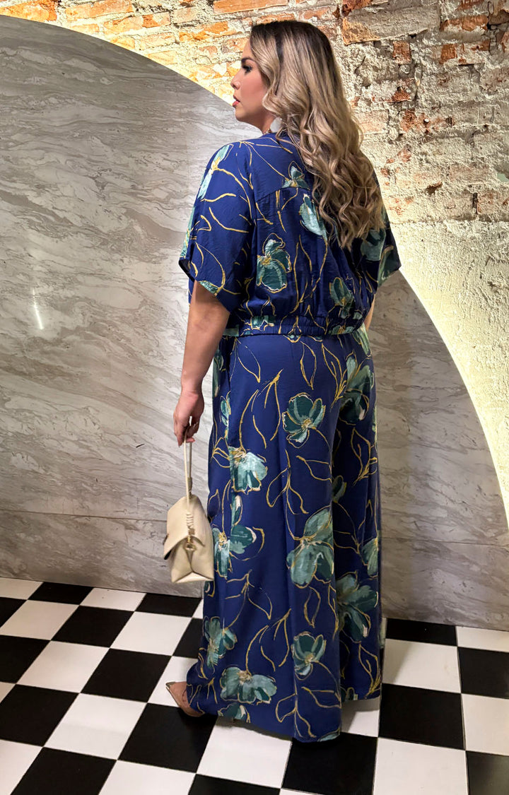 Conjunto azul tropical - CONJUNTO Boutiquemirel 