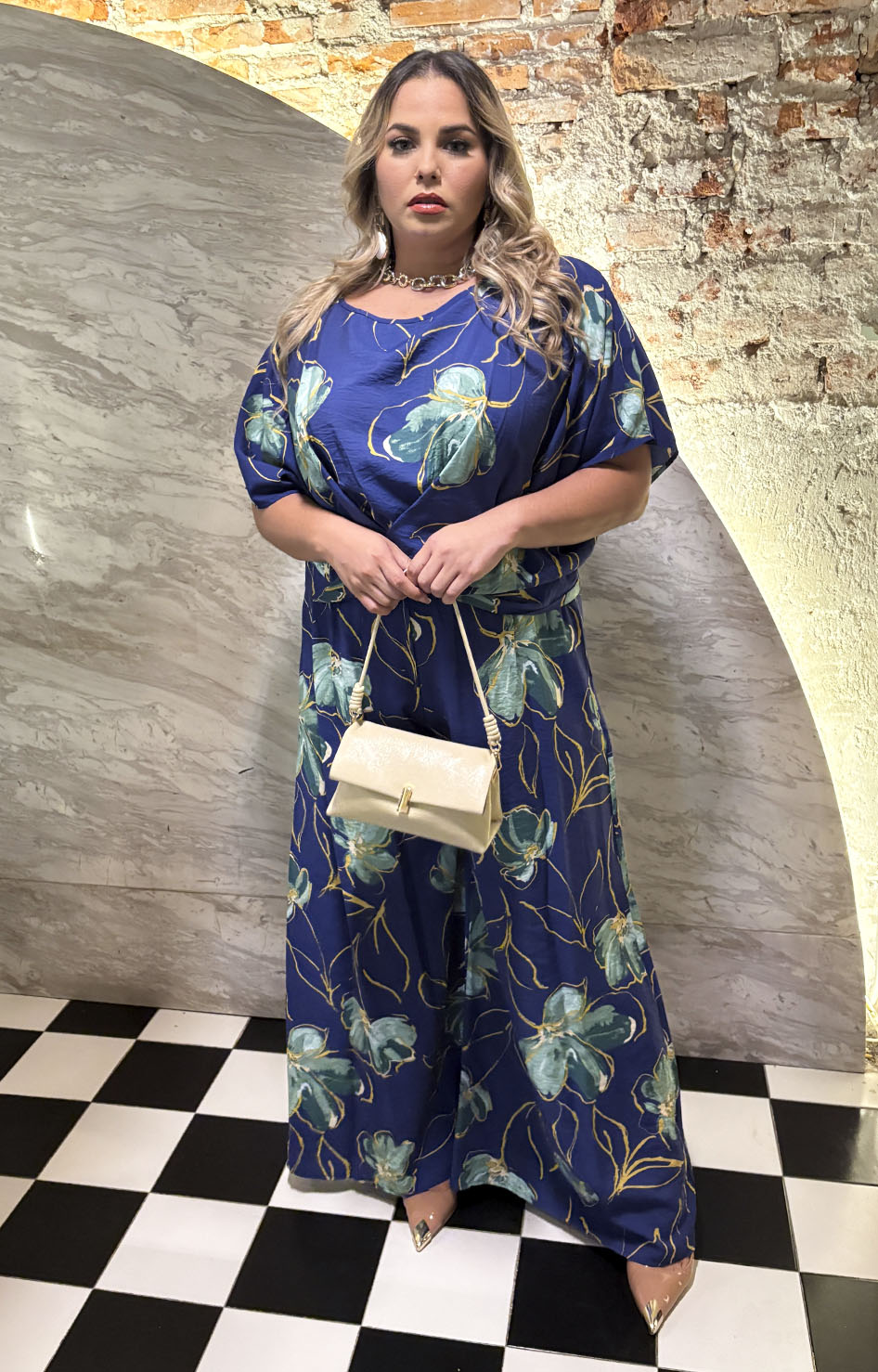 Conjunto azul tropical - CONJUNTO Boutiquemirel 