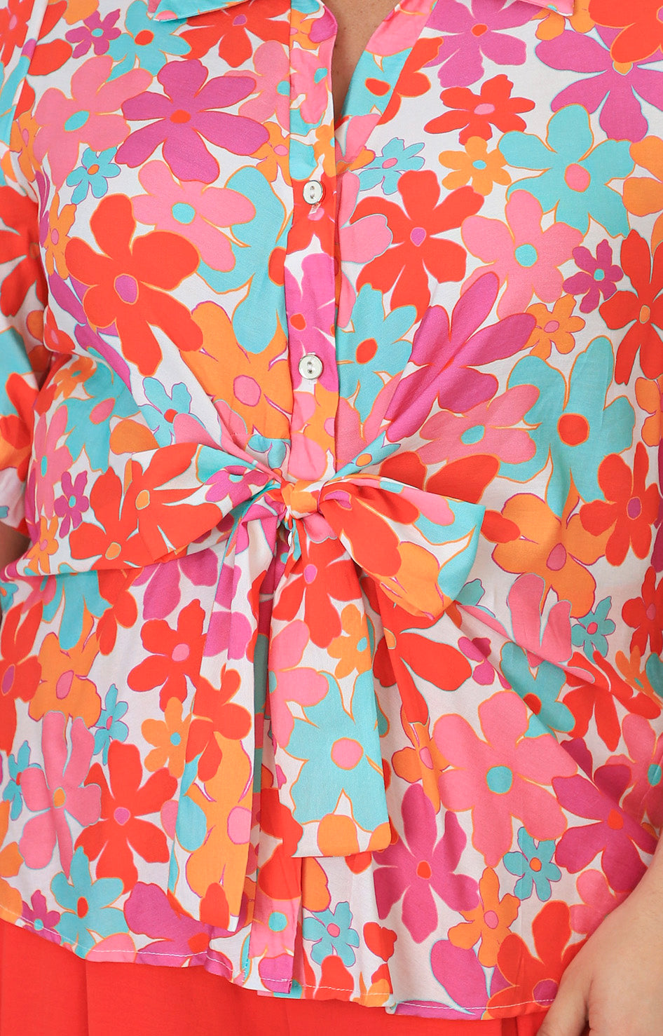 Blusa estampada de flores