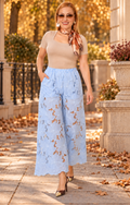 Pantalon azul de guipiur