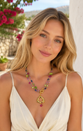 Set de collar multicolor - SET COLLAR PIEDRA NATURAL Boutiquemirel 