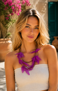 Collar largo magenta - COLLARES Boutiquemirel 