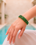 Pulsera verde glam