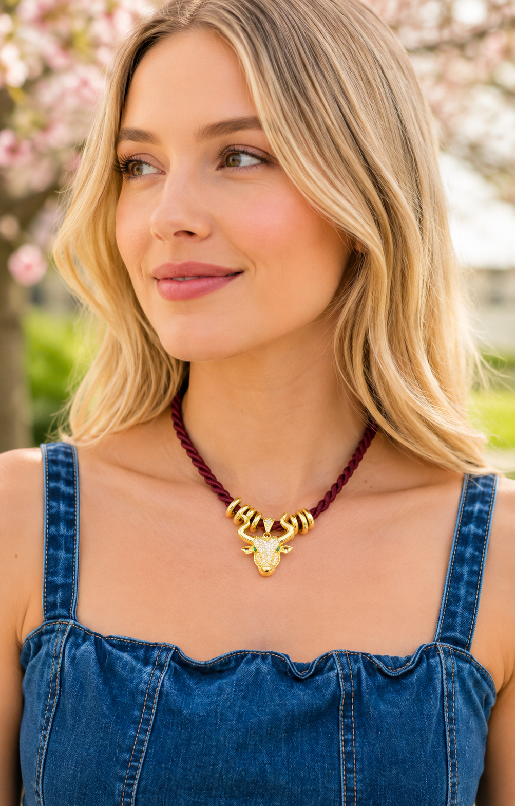 Collar con dije de toro - COLLARES Boutiquemirel 