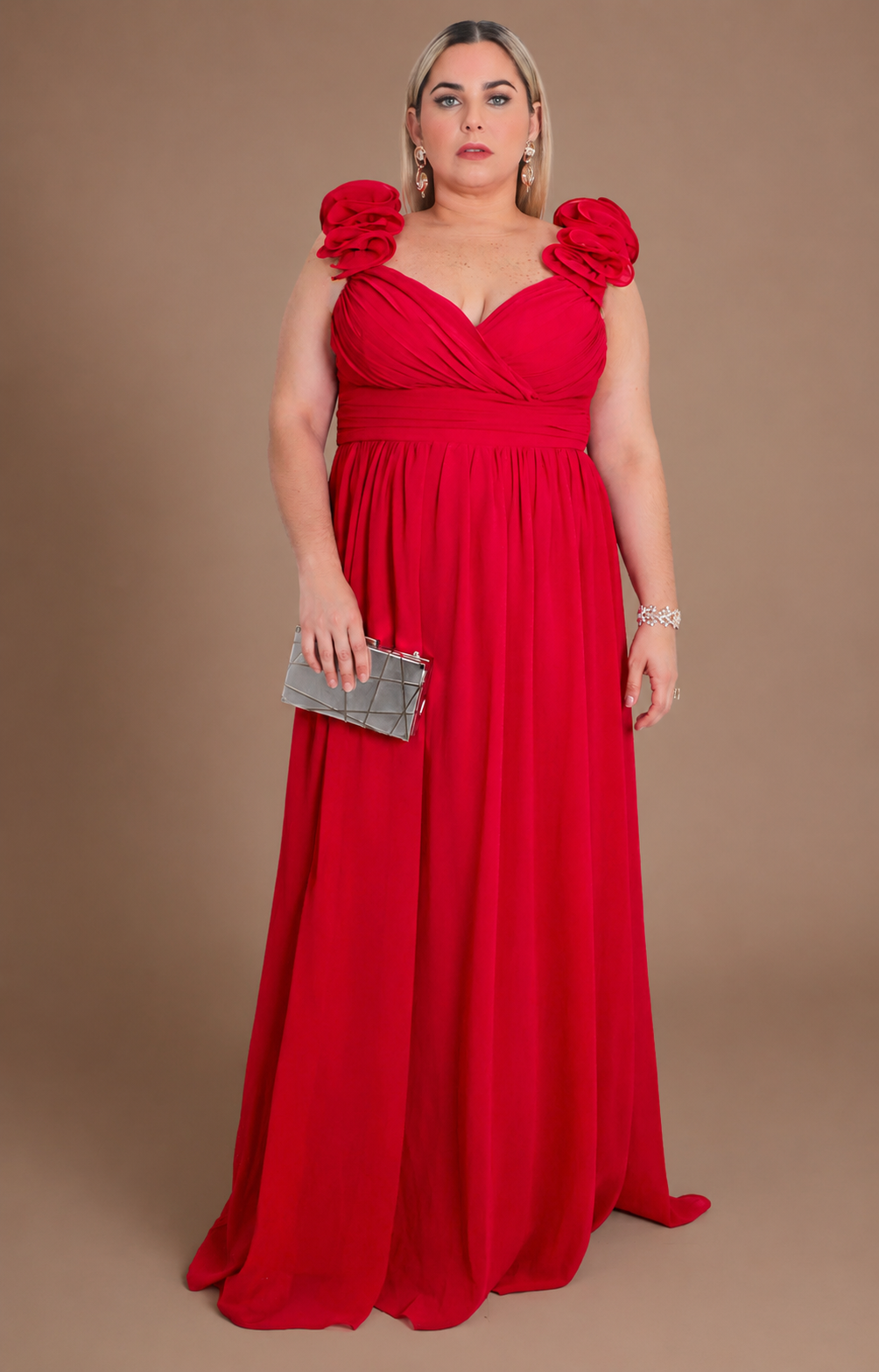 Vestido largo de tirantes - VESTIDO LARGO CURVY Boutiquemirel 