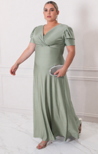 Vestido largo liso - VESTIDO LARGO CURVY Boutiquemirel 