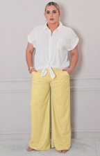 Pantalon recto de rayas - PANTALON CURVY Boutiquemirel 
