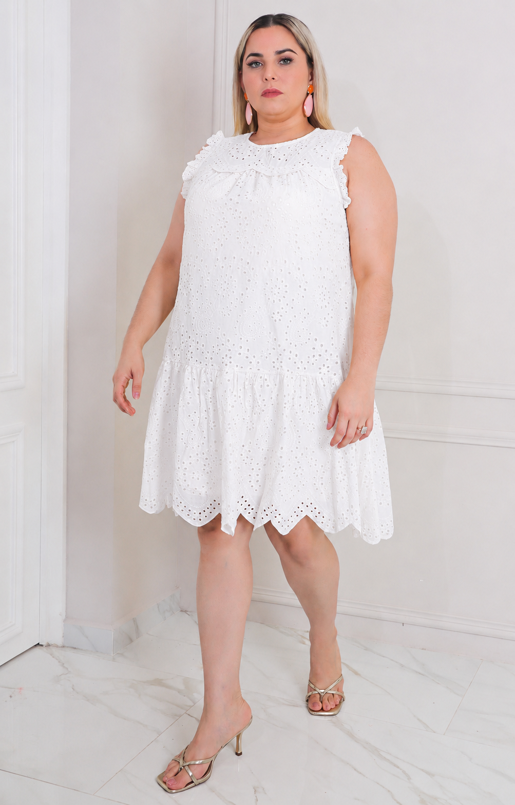 Vestido con textura - VESTIDO CORTO CURVY Boutiquemirel 