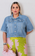 Blusa de mezclilla - BLUSAS CURVY Boutiquemirel 