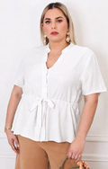 Blusa con lazo - BLUSAS CURVY Boutiquemirel 
