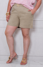 Short con hebilla dorada - SHORT CURVY Boutiquemirel 