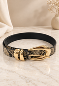 Cinturón Animal Print Serpiente