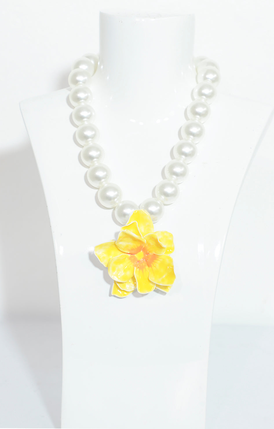 Colar de perlas con maxi dije de flor - COLLAR Boutiquemirel 