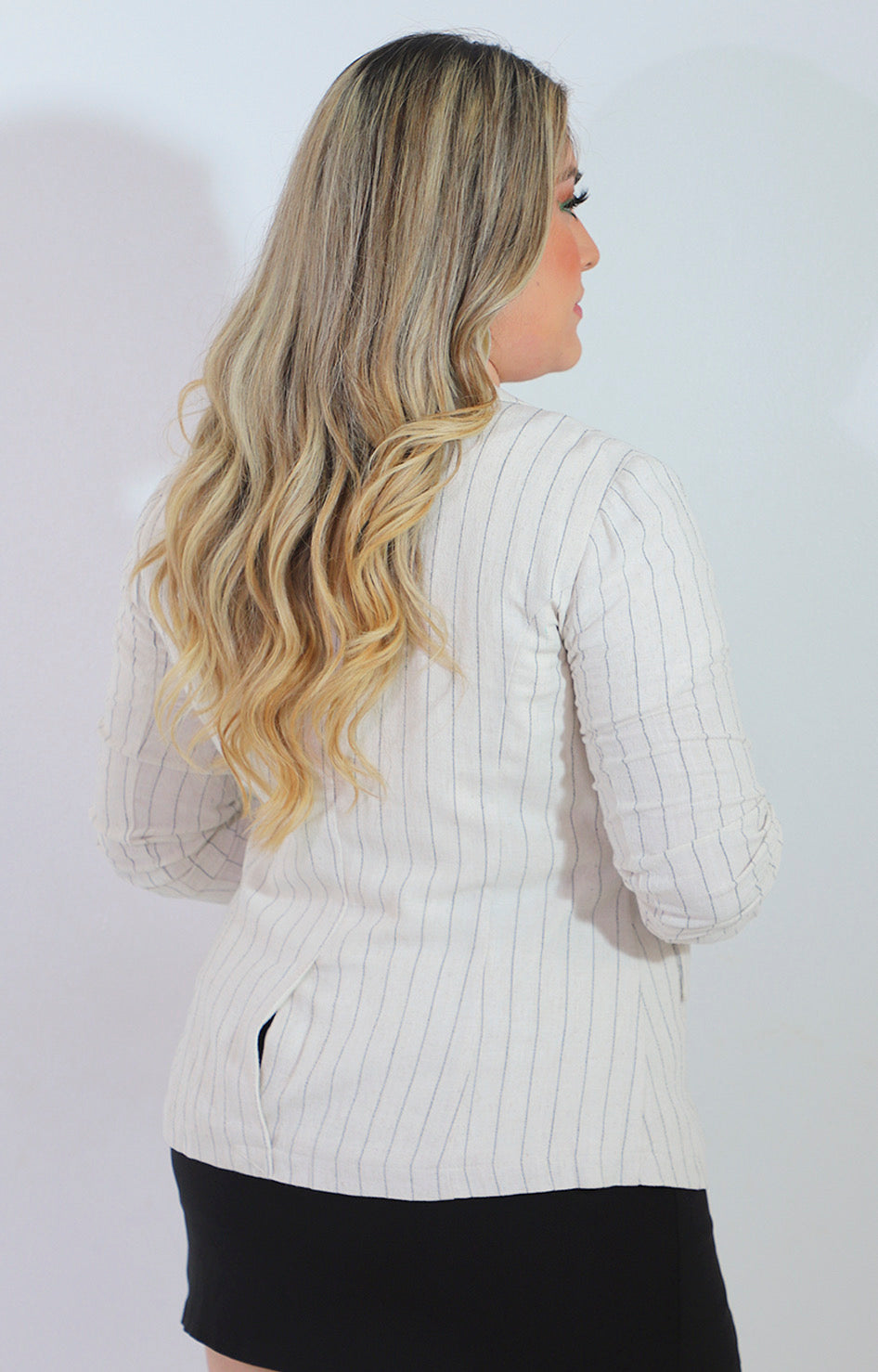 Saco de rayas beige - SACO Boutiquemirel 