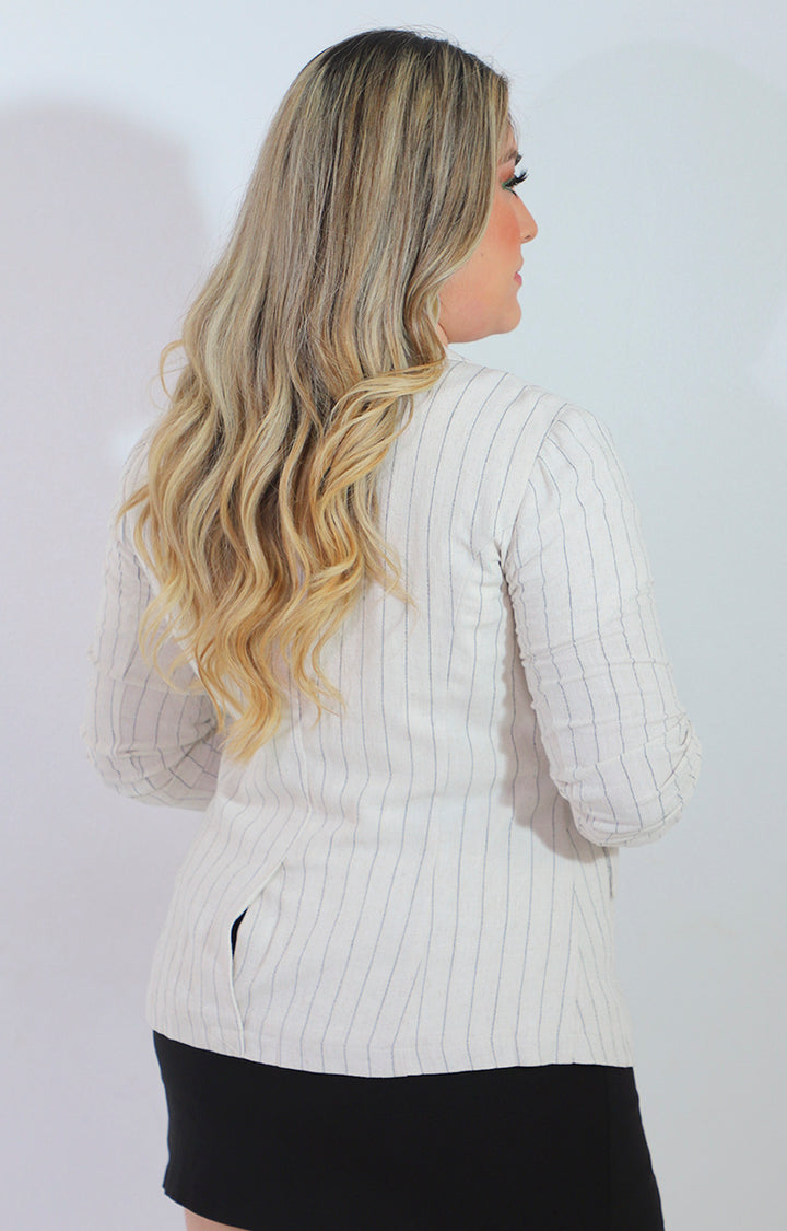 Saco de rayas beige - SACO Boutiquemirel 