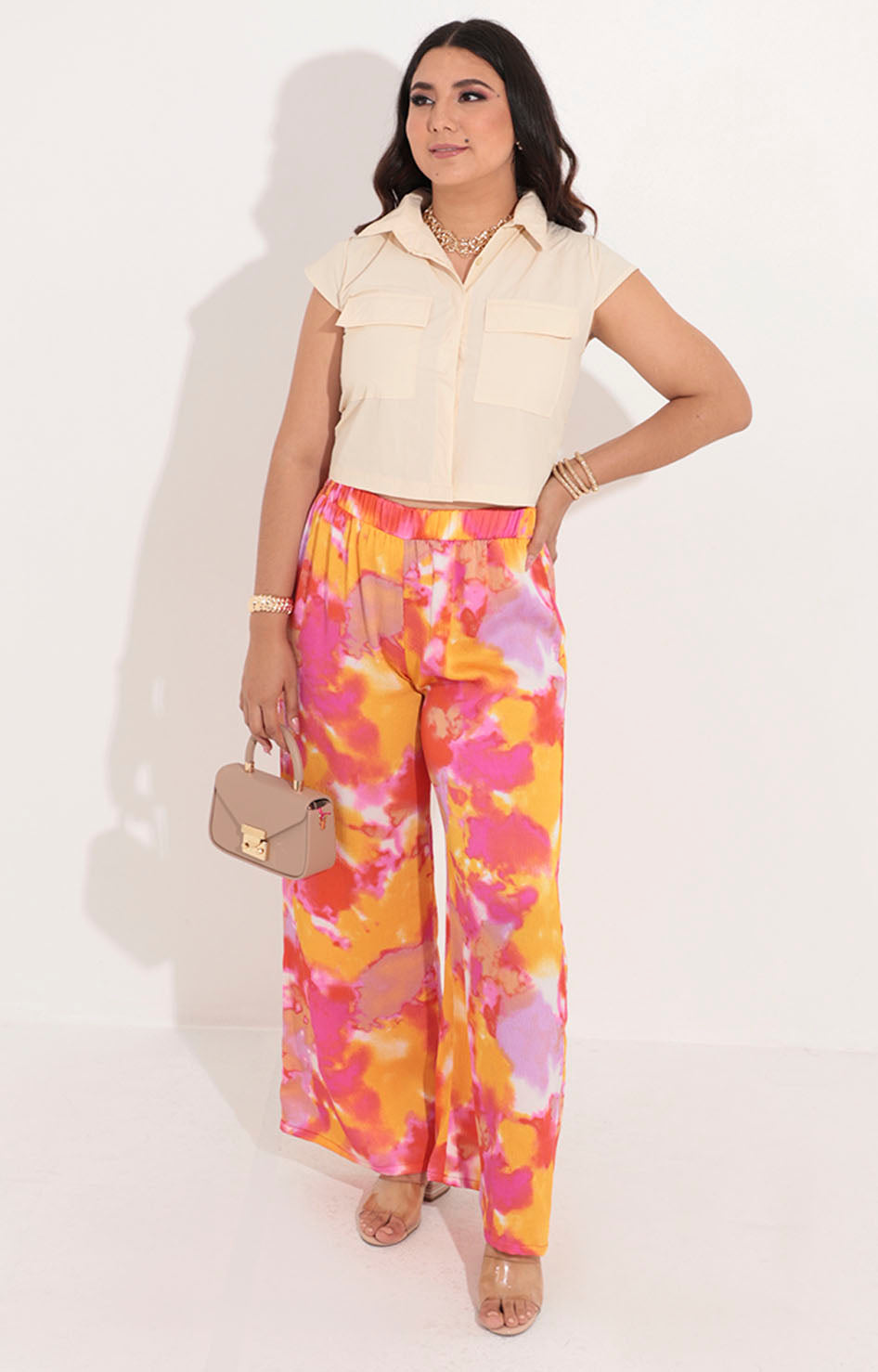 Pantalón amarillo tie-dye - PANTALON Boutiquemirel 