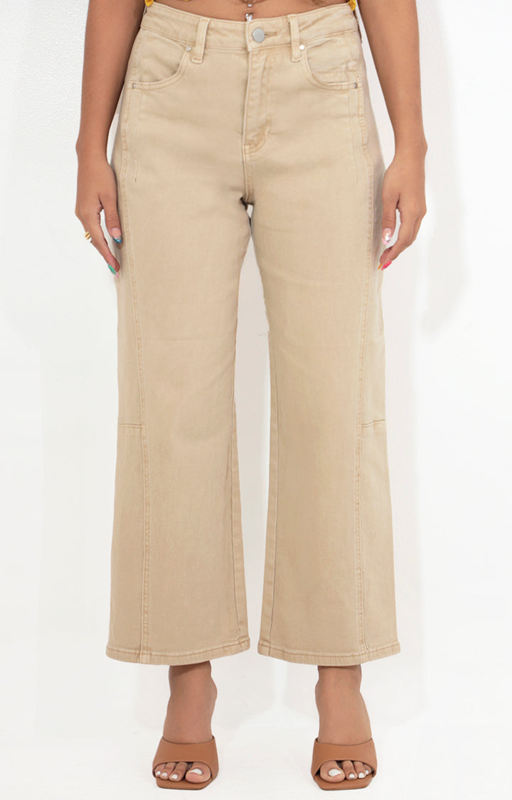 Pantalon beige recto - PANTALON Boutiquemirel 