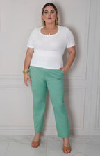 Pantalòn recto con hebilla - PANTALON CURVY Boutiquemirel 