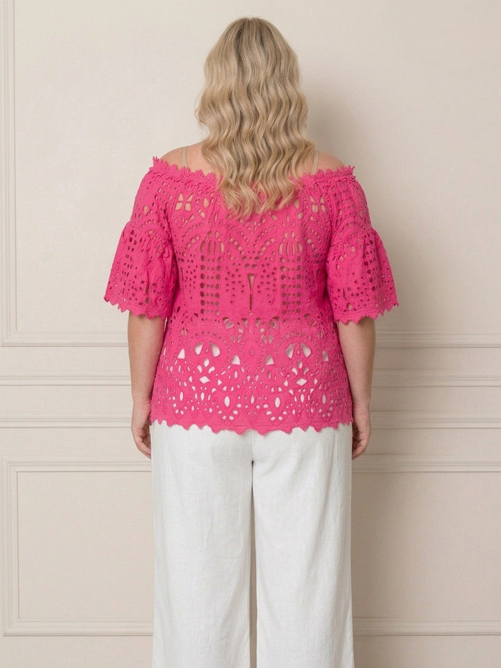 Blusa Guipiur - BLUSAS CURVY Boutiquemirel 