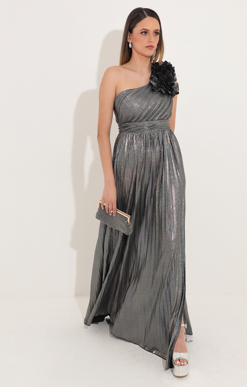 Vestido color plata - VESTIDO Boutiquemirel 