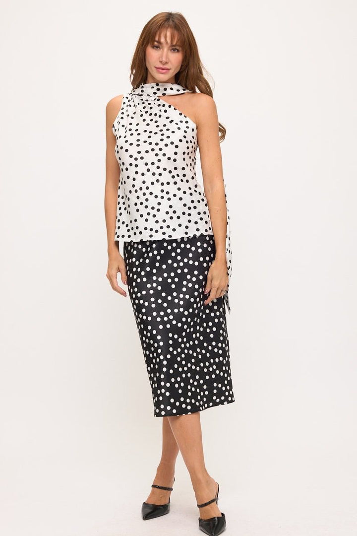 Blusa blanca estampada - BLUSA Boutiquemirel 