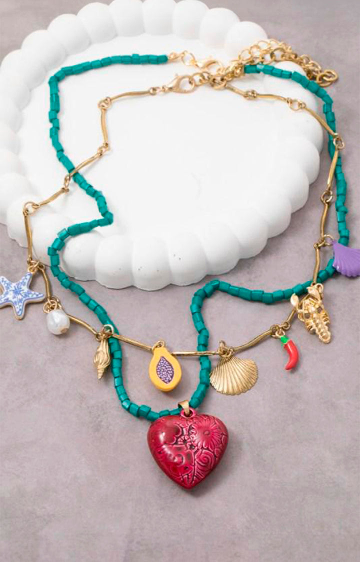 Collar doble multicolor - COLLAR Boutiquemirel 