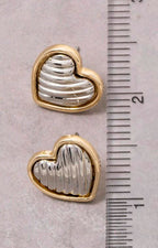 Aretes de corazón plata - ARETE Boutiquemirel 