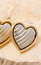 Aretes de corazón plata - ARETE Boutiquemirel 