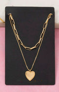 Collar dorado de corazòn - COLLAR Boutiquemirel 