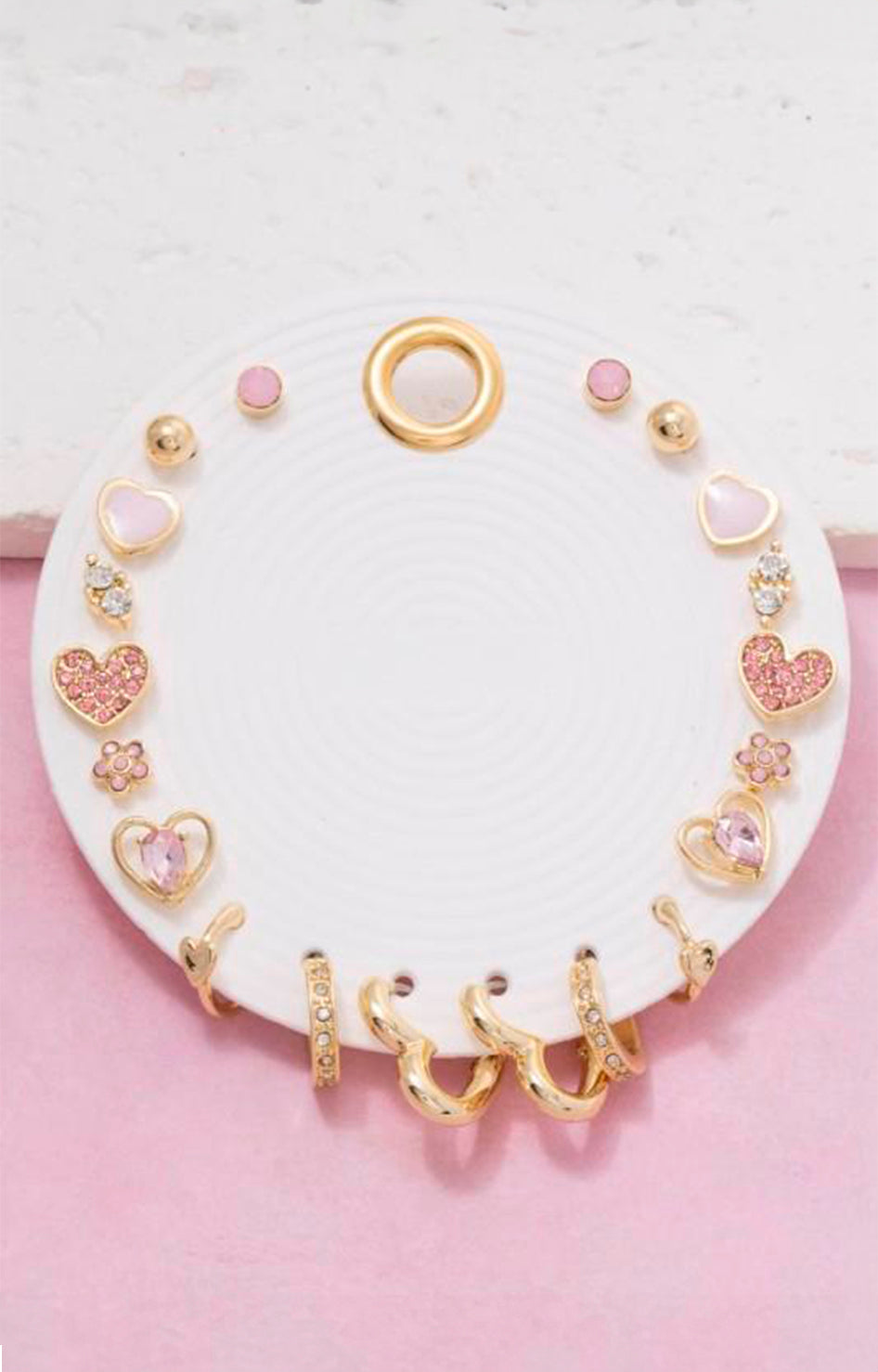 Aretes dorados de corazòn - ARETE Boutiquemirel 