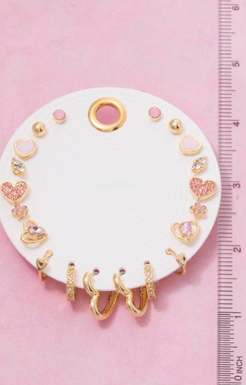 Aretes dorados de corazòn - ARETE Boutiquemirel 