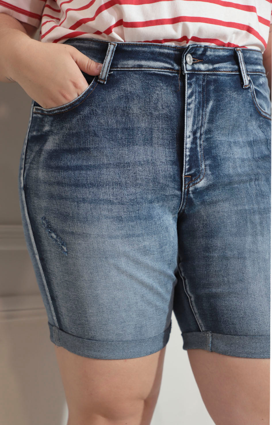 Capri de mezclilla azul claro - CAPRI XL Boutiquemirel 