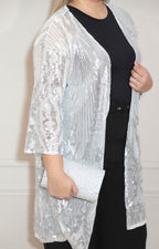 Kimono plata con lentejuela - KIMONO Boutiquemirel 