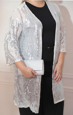 Kimono plata con lentejuela - KIMONO Boutiquemirel 