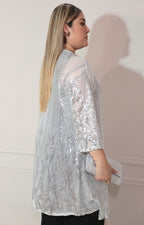 Kimono plata con lentejuela - KIMONO Boutiquemirel 