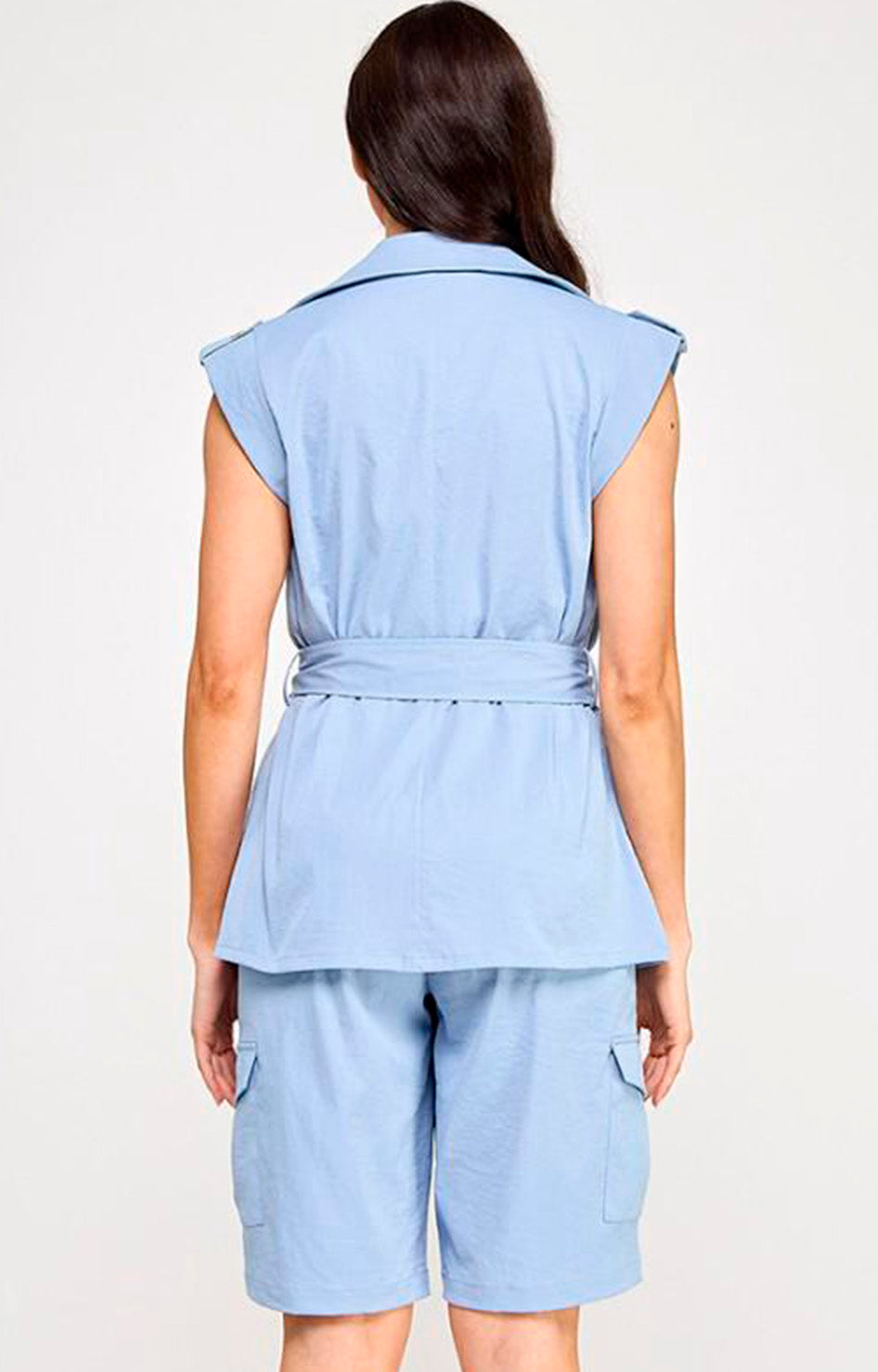 bertha Conjunto azul de short - CONJUNTO REGULAR Boutiquemirel 